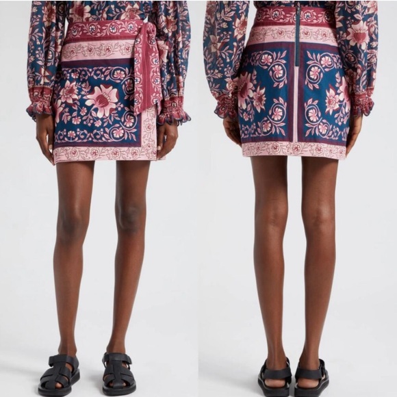 Ainika charm overlapped skirt - Picture 4 of 9